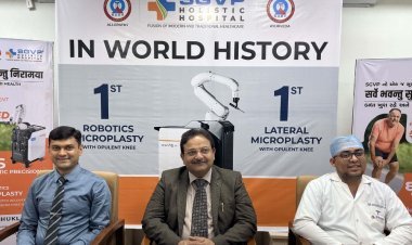 World's first fully active robotic microplasty surgery performed at SGVP Holistic Hospital Ahmedabad