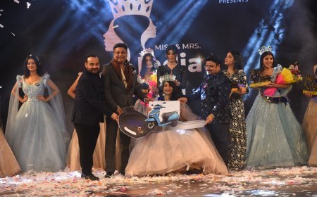 चमचमाती रात में टॉप फाइनलिस्ट मॉडल्स के साथ नेशनल ब्यूटी पेजेंट मिस एंड मिसेज़ इंडिया ग्लैम का ग्रांड फिनाले हुआ सम्पन्न