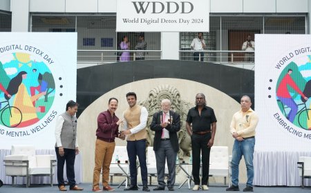 डॉ. रेखा चौधरी के द वर्ल्ड डिजिटल डिटॉक्स डे इवेंट में साहिल सलाथिया, अपेक्षा पोरवाल समेत अन्य को सम्मानित किया गया